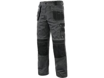 Kalhoty do pasu CXS ORION TEODOR PLUS, pánské, šedo-černé, vel. 62