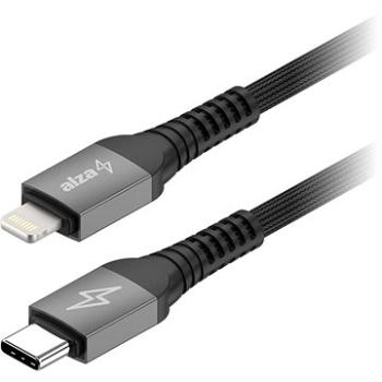 AlzaPower AluCore Ultra Durable USB-C to Lightning (C94) 1m tmavě šedý (APW-CBSMFI9401B)