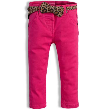 Dívčí kalhoty MINOTI PARTY tmavě růžové Velikost: 74-80