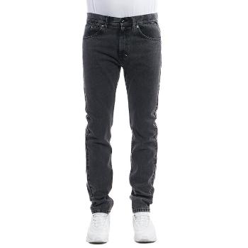 Pants Mass Denim Signature Jeans Tapered Fit black stone washed - W 34