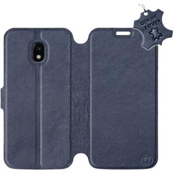 Flip pouzdro na mobil Samsung Galaxy J3 2017 - Modré - kožené -   Blue Leather (5903226521197)