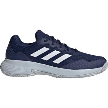 adidas GAMECOURT 2 M Pánské tenisové boty, tmavě modrá, velikost 42 2/3