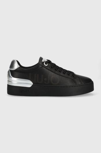 Kožené sneakers boty Liu Jo Silvia 65 černá barva