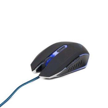 Myš Gembird MUSG-001-B, HERNÍ, optická, modro-černá, 2400DPI, USB, MYS0532G1
