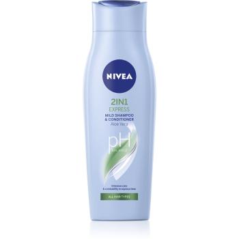 Nivea 2in1 Care Express Protect & Moisture pečující šampon s kondicionérem 2 v 1 250 ml