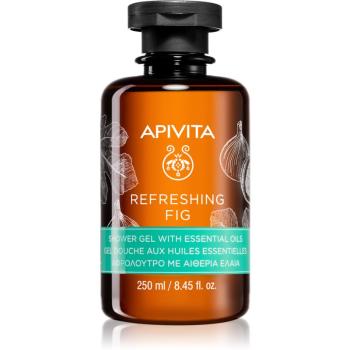 Apivita Refreshing Fig osvěžující sprchový gel s esenciálními oleji 250 ml