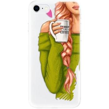 iSaprio My Coffe and Redhead Girl pro iPhone SE 2020 (coffread-TPU2_iSE2020)