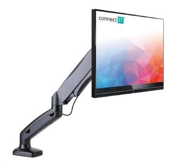 Držák Connect IT SingleArm CMF-3107 stolní na 1 monitor, černý, CMF-3107-BK