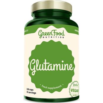 GreenFood Nutrition Glutamine podpora sportovního výkonu a regenerace 120 cps