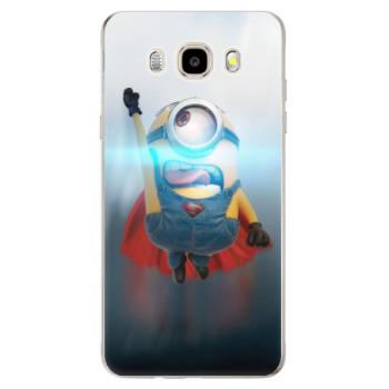 Odolné silikonové pouzdro iSaprio - Mimons Superman 02 - Samsung Galaxy J5 2016