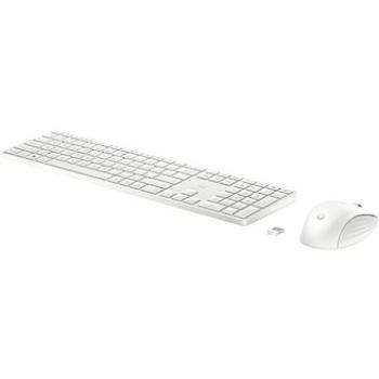 HP 650 Wireless Keyboard & Mouse White - CZ (4R016AA#BCM)