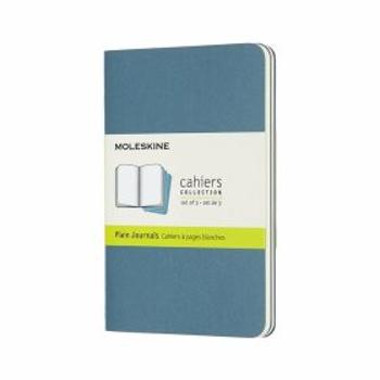 Moleskine Sešity 3 ks modré S, čisté