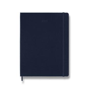 Diář Moleskine 2023 VÝBĚR BAREV - týdenní - tvrdé desky - XL 1206/5723 - modrý