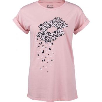 Lotto TEE ANIMALIER W JS Dámské tričko, růžová, velikost XS