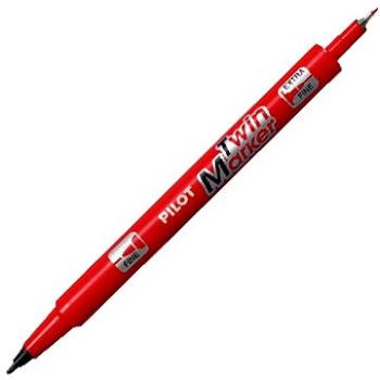 PILOT TwinMarker 0.4 a 0.5 mm, BeGreen, červený (SCA-TM-R-BG)