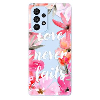 Odolné silikonové pouzdro iSaprio - Love Never Fails - Samsung Galaxy A53 5G