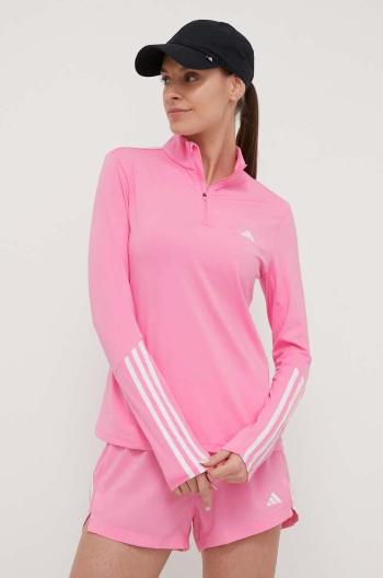 Tréninková mikina adidas Performance Hyperglam růžová barva, s potiskem, IN6843