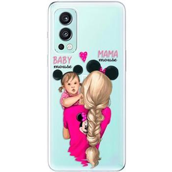 iSaprio Mama Mouse Blond and Girl pro OnePlus Nord 2 5G (mmblogirl-TPU3-opN2-5G)