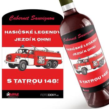 Víno Hasičské legendy – Tatra 148 (Druh Vína: Červené víno)