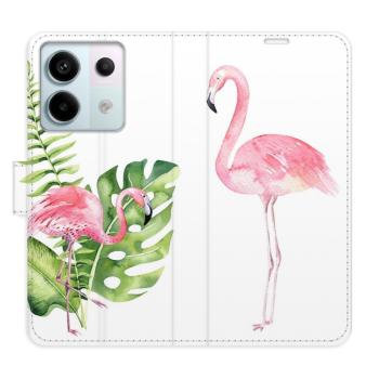 Flipové pouzdro iSaprio - Flamingos - Xiaomi Redmi Note 13 Pro 5G / Poco X6 5G