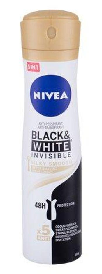 Nivea Antiperspirant ve spreji Black & White (Invisible Silky Smooth) 150 ml