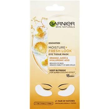 GARNIER Skin Naturals povzbuzující oční maska obohacená o šťávu z pomeranče a kyselinu hyaluronovou, (3600542154840)