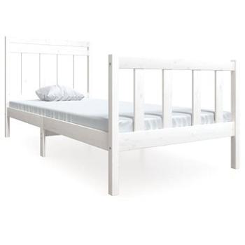 Rám postele bílý masivní dřevo 90 × 190 cm Single, 3100685 (3100685)