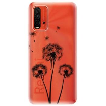 iSaprio Three Dandelions - black pro Xiaomi Redmi 9T (danbl-TPU3-Rmi9T)