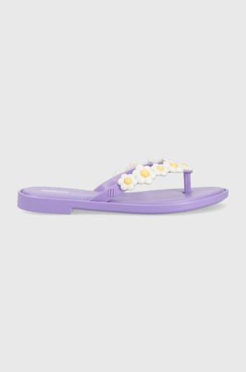 Žabky Melissa MELISSA FLIP FLOP SPRING AD dámské, fialová barva, na plochém podpatku, M.33715.AL242