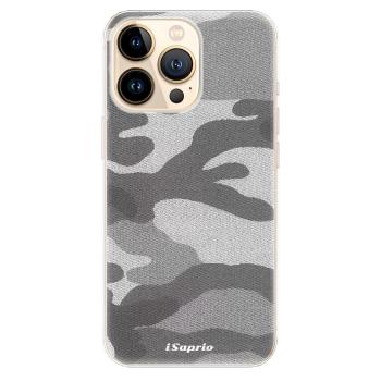 Odolné silikonové pouzdro iSaprio - Gray Camuflage 02 - iPhone 13 Pro Max