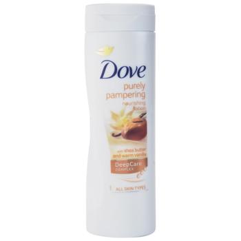 Dove Purely Pampering Shea Butter vyživující tělové mléko bambucké máslo a vanilka 400 ml