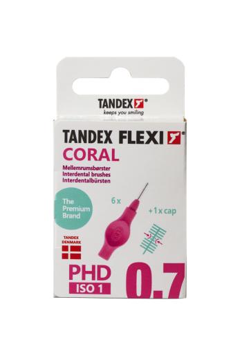 Tandex Flexi mezizubní kartáčky růžové 0,70 mm, 6 ks