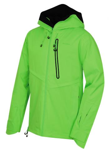 Husky Pánská lyžařská bunda   Mistral M neonově zelená Velikost: M