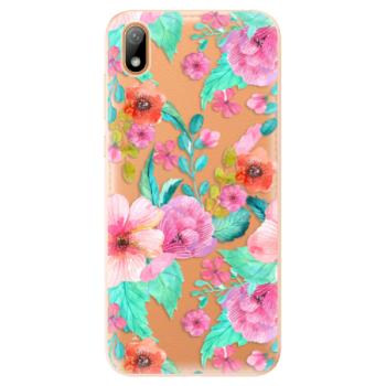 Odolné silikonové pouzdro iSaprio - Flower Pattern 01 - Huawei Y5 2019