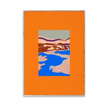 Plakát Orange Landscape – 70 × 100 cm