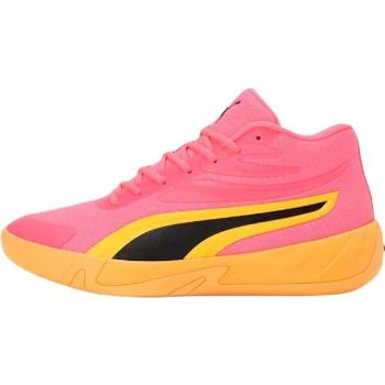 Puma COURT PRO Pánské basketbalové boty, růžová, velikost 47