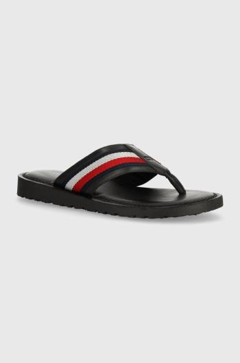 Žabky Tommy Hilfiger CORE TOE POST SANDAL pánské, černá barva, FM0FM05011