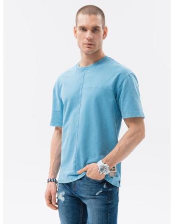 Pánské jednobarevné tričko MAX modré