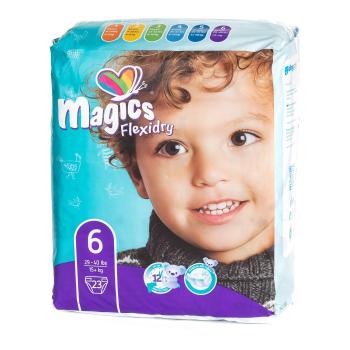 Magics Flexidry velikost 6 (XL), 15+ kg, 23 ks