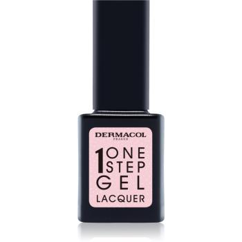 Dermacol One Step Gel Lacquer lak na nehty s gelovým efektem odstín 01 First Date 11 ml