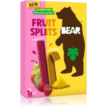 BEAR Fruit Splits Jahoda & Jablko sušené ovoce 5x20 g