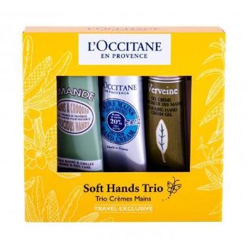 L'Occitane Almond dárková kazeta krém na ruce 30 ml + krém na ruce Shea Butter 30 ml + krém na ruce Verveine 30 ml pro ženy