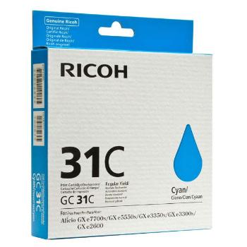 RICOH GXE2600 (405689) - originální cartridge, azurová