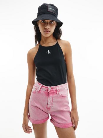 Calvin Klein Calvin Klein Jeans dámský černý top MICRO CK ON CAMISOLE TOP