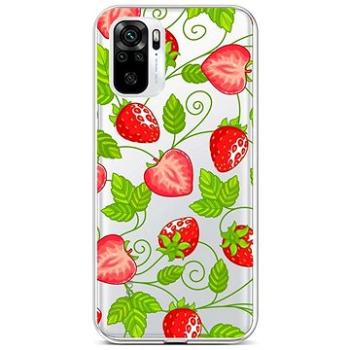 TopQ Xiaomi Redmi Note 10 silikon Strawberries 59038 (Sun-59038)