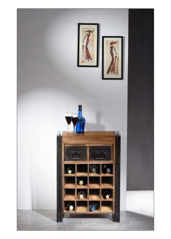 Skříňka na víno PANAMA – 58 × 35 × 80 cm