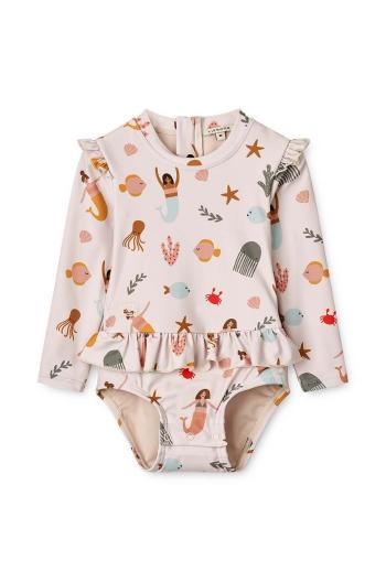 Jednodílné plavky pro miminko Liewood Sille Baby Printed Swimsuit