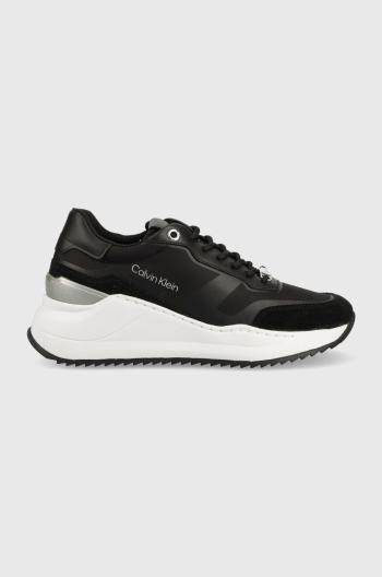 Sneakers boty Calvin Klein černá barva