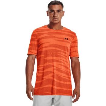 Under Armour SEAMLESS WAVE Pánské triko, oranžová, velikost