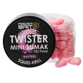 Feederbait twister mini šlimak wafters 11x8 mm 25 ml - krill & squid